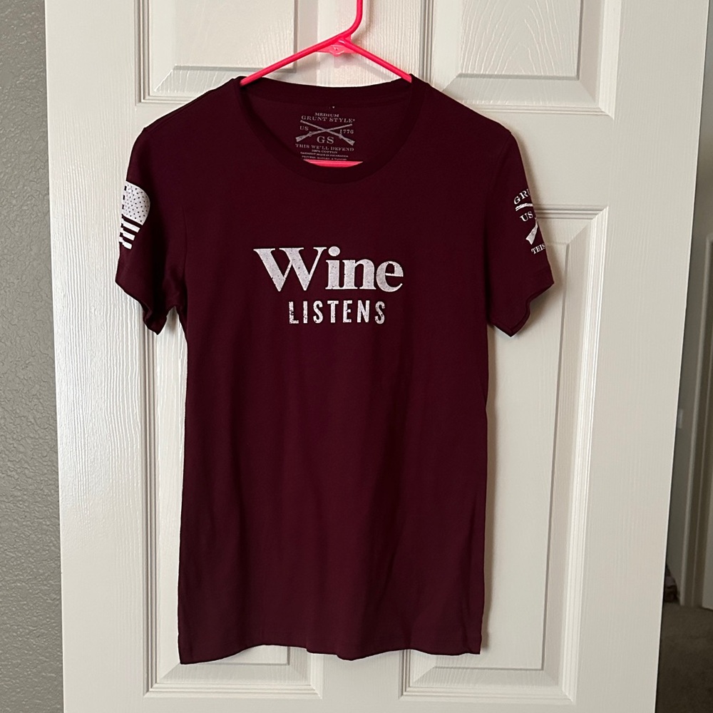 Wine Listens Graphic T-Shirt